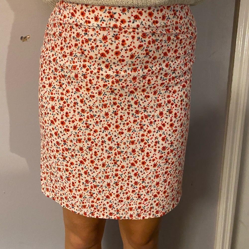 Brandy Melville Floral Skirt